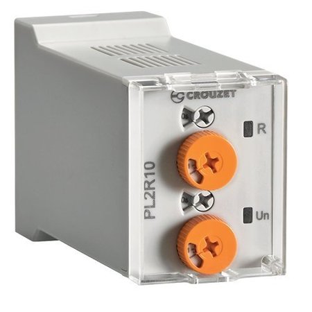 CROUZET Plug-In Timer, Function L, Output 2X10A, 12-240 VACdc, 11 Pins PL2R10MV1